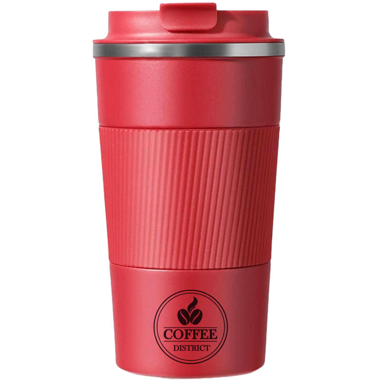 Coffee District Vacuum Insulated Travel Mug - Red Coffee District Vacuum Insulated Travel Mug - Red