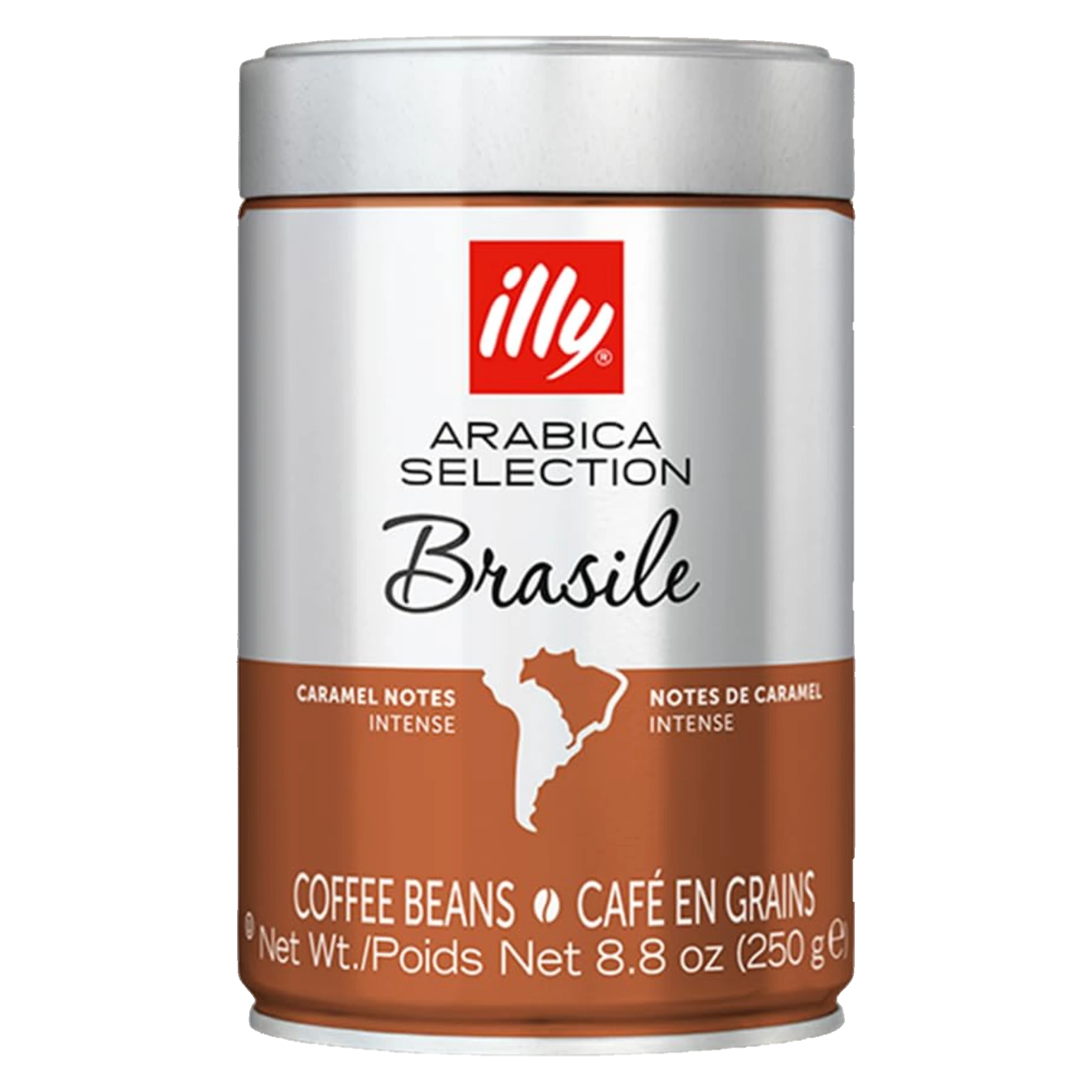 illy Arabica Selection Brasile Coffee Beans 250g (transparent) illy Arabica Selection Brasile coffee beans 250g can