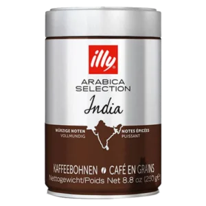 illy Arabica Selection India coffee beans 250g can