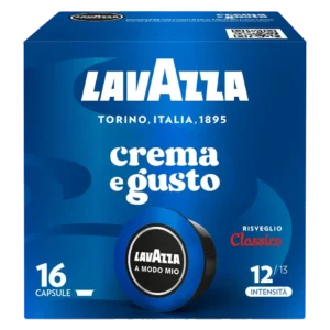 Lavazza A Modo Mio Crema e Gusto espresso capsules 16 capsules front package