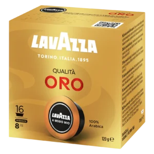 Lavazza A Modo Mio Qualità Oro espresso capsules 16 capsules front package