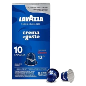 Lavazza Crema e Gusto espresso capsules 10 capsules front package