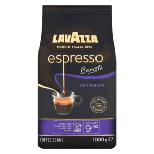 Lavazza Espresso Barista Intenso whole coffee beans 1kg front package