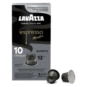 Lavazza Espresso Maestro Ristretto espresso capsules 10 capsules front package