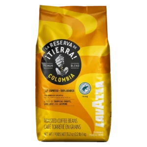 Lavazza La Reserva de ¡Tierra! Colombia Espresso whole coffee beans 1kg front package