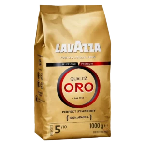 Lavazza Qualità Oro whole coffee beans 1kg front package